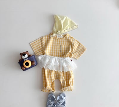 my_bebe16｜(58-72cm) 短袖連身包屁褲11