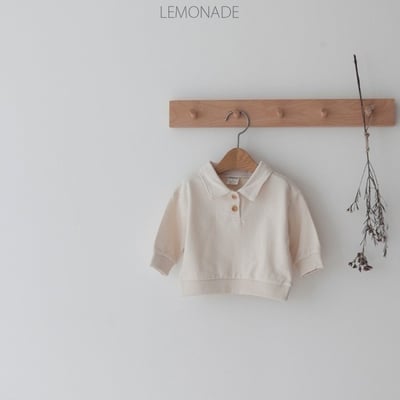 LEMONADE51｜(55cm-85cm) 2色有領素面上衣11