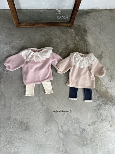 Bloom.b16｜(85cm-125cm) 蕾絲花瓣領上衣14