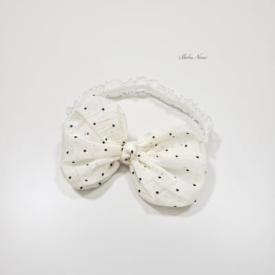 bebe nine50  (Free) 2色蝴蝶結蕾絲髮帶7