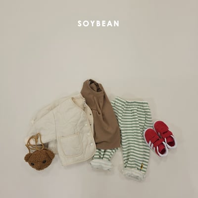 Soybean63｜(75cm-118cm) 絎縫刷毛口袋外套16