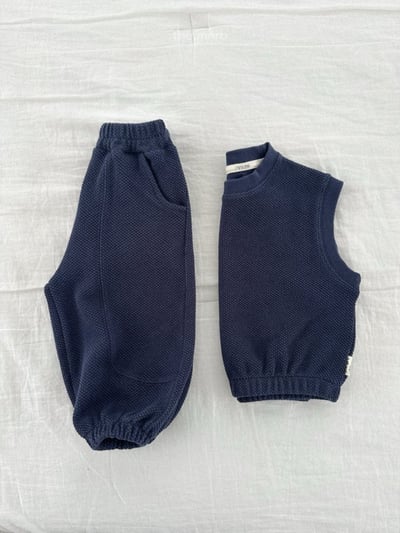 MiniRobe48｜(70-110) 壓紋設計背心13