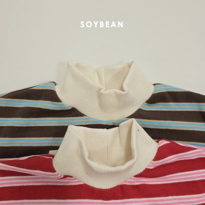 Soybean86｜(75cm-118cm) 英字條紋印花休閒上衣5