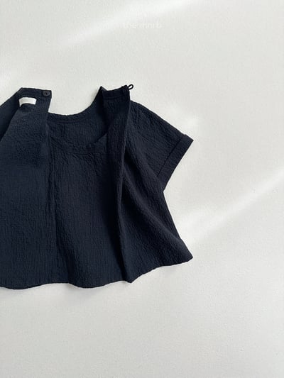 MiniRobe28｜(70-110) 簡約抓皺設計上衣5