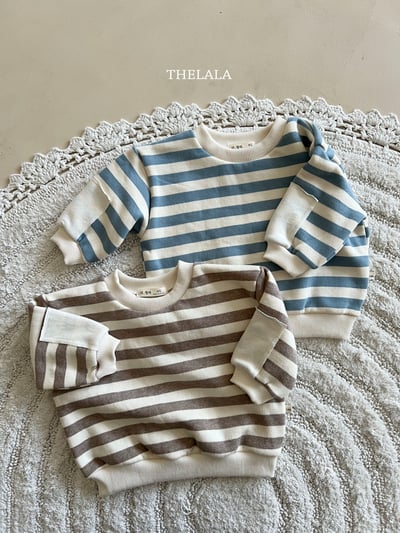 thelala25｜ (1y-6y) 條紋補丁休閒上衣7