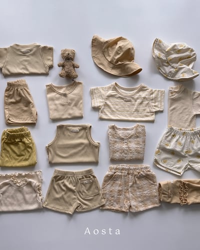 AOSTA02｜(6m-5y) 3色格子短褲3