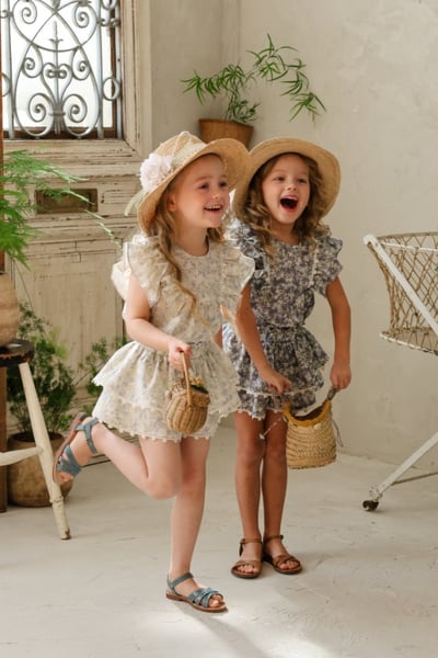 FLO09｜(75-140) 花朵蕾絲蛋糕裙14