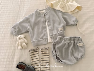 Valubebe25｜(65-80) 華夫格燈籠短褲11