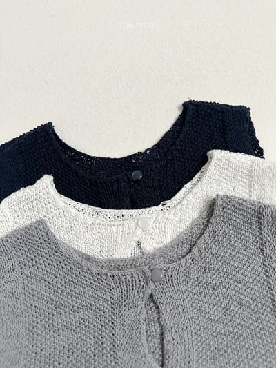 MiniRobe22｜(70-110) 針織排扣背心3