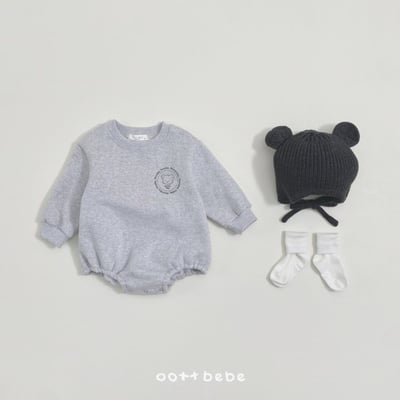 Oottbebe19｜(0m-12m) 棉質熊熊印花包屁衣14