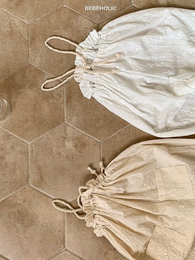 Bebe holic16｜(3m-18m) 氣質細肩吊帶褲4