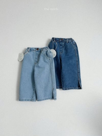 MiniRobe25｜(70-110) 開衩牛仔褲5