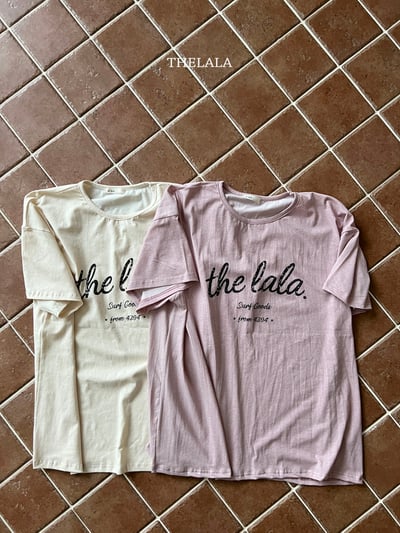 thelala41｜ (70-115-mom) logo印花上衣8