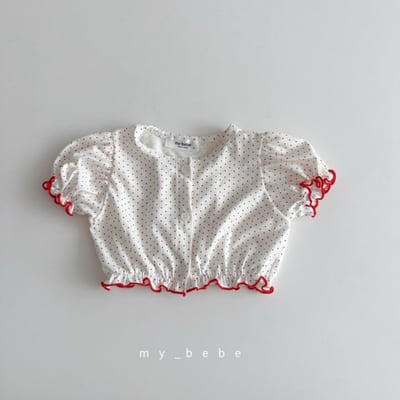 my_bebe15｜(58-72cm) 捲邊開襟外套包屁衣套裝20