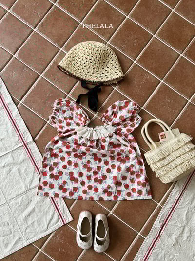 thelala53｜ (70-115) 玫瑰蕾絲方領洋裝4