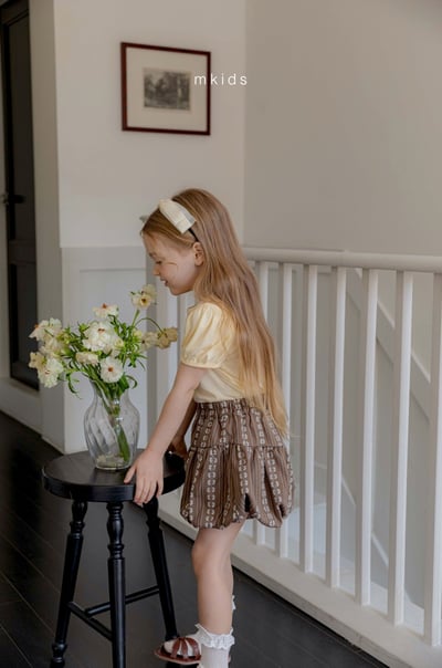 M-KIDS15｜(65-115cm) 愛心熊印花上衣5