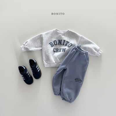 Bonito34｜(75cm-125cm) 壓線口袋休閒縮口褲13