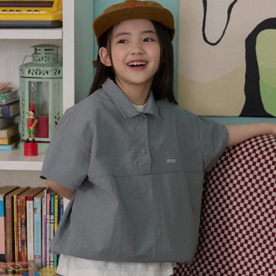 BEAN29｜(84-120cm) 立領字母休閒上衣4