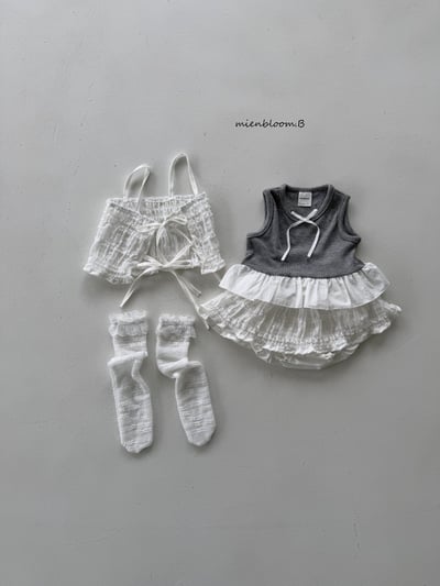 Bloom.b23｜(55cm-118cm) 細肩綁帶背心7