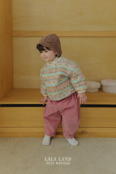 lala land43｜(60cm-83cm) 4色磨毛燈芯絨長褲11