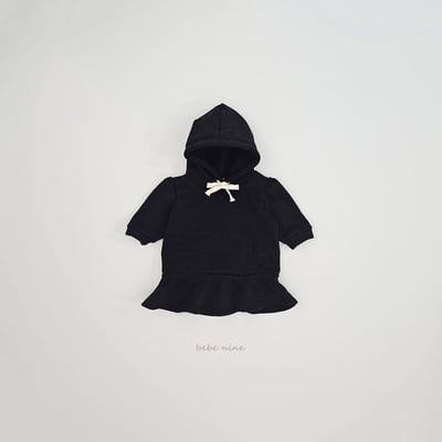 bebe nine28 (65cm-115cm) 2色連毛荷葉邊洋裝13