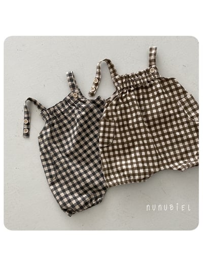 NUNU BIEL29｜(65-115cm) 棋盤格子褲2