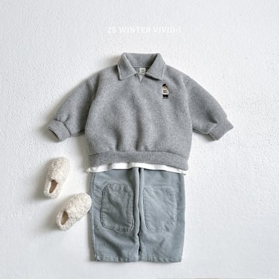 vivid92｜(78cm-125cm) 磨毛小熊休閒套裝10