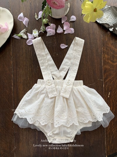 JE19｜(73-120cm) 花邊襯衫/吊帶包屁裙15