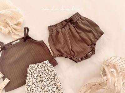 Valubebe 44｜(65-80cm) 編織紋鬆緊短褲8