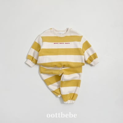 Oottbebe58｜(1y-7y)   條紋拼色套裝5