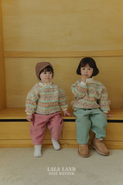 lala land43｜(60cm-83cm) 4色磨毛燈芯絨長褲3