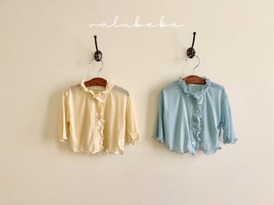 Valubebe 45｜(65-90cm) 花邊鈕釦外套2