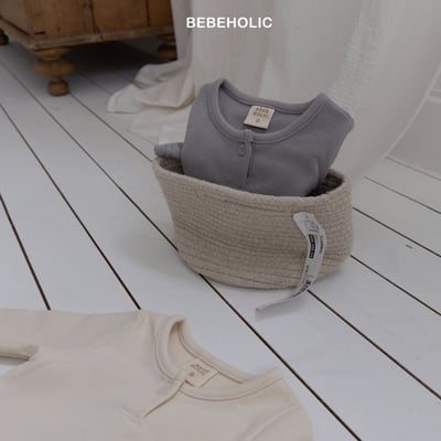 Bebe holic44｜(3m-18m) 基本款素面包屁衣6
