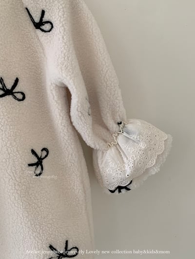 JE 654｜(80-110cm)  蝴蝶结刺繡連身裙4