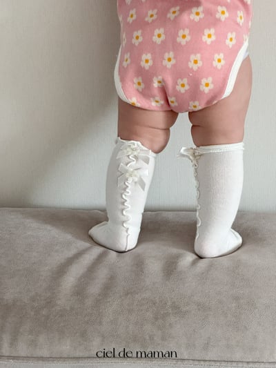 Cieldemaman｜(3-15m) 春天花朵包屁衣19