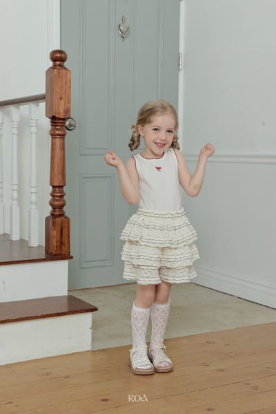 ROA28｜(6m-18m) 2色蕾絲層次蛋糕短褲7