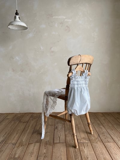 Anne Shirley24｜(3m-22m) 2色格紋抓皺包屁衣16