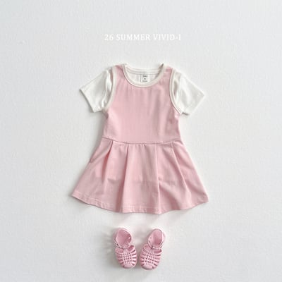 vivid33｜(78cm-125cm) 2款甜美網球無袖連身裙6