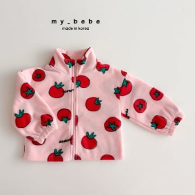 my_bebe08｜(-12m-7y) 印花刷毛拉鍊外套15