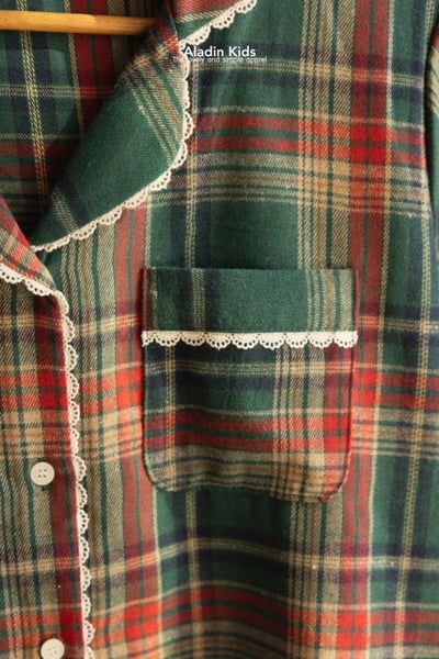 ALADIN24｜(mom-dad) 聖誕格紋家居套裝9