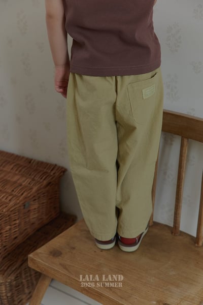 lala land65｜(75-120cm) 4色素面棉質長褲1
