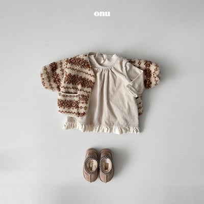 onu 23｜(70cm-115cm) 荷葉邊背心洋裝7