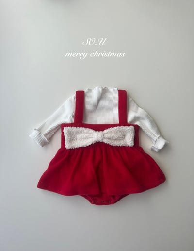 SO.U16｜(12m-18)  蝴蝶結吊帶包屁裙4