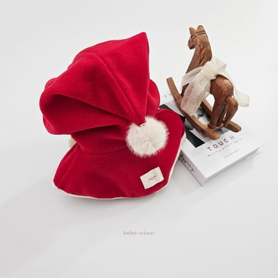 bebe nine64 (free) 2色毛球連帽披肩8