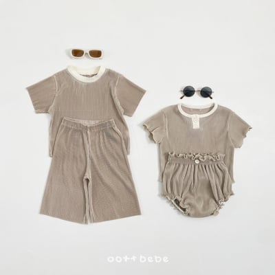 Oottbebe06｜(0m-12m  1y-7y  MOM)  芭比百摺親子套裝8