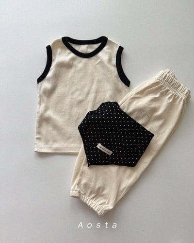 AOSTA48｜(6m-5y) 4款羅紋無袖背心9