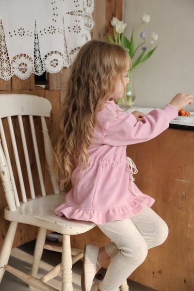 FLO11｜(75-140) 2色愛心碎花布洋裝21