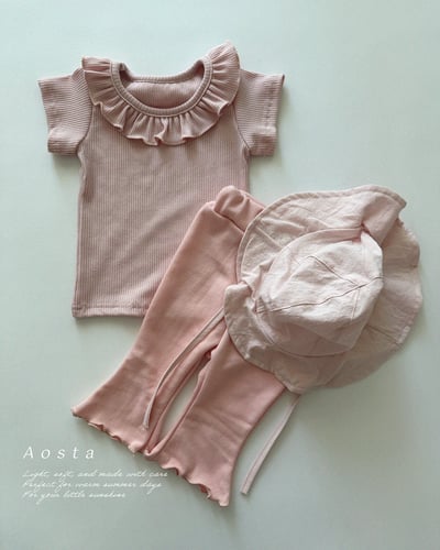 AOSTA03｜(6m-5y) 4色木耳邊果凍褲19