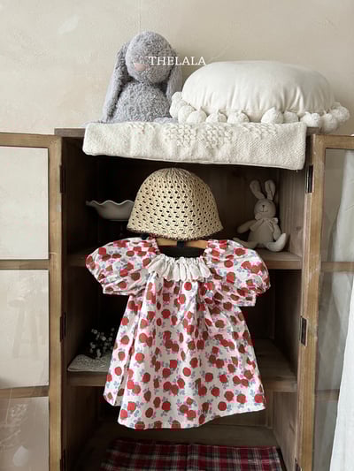 thelala54｜ (0m-18m) 玫瑰蕾絲方領包屁衣8