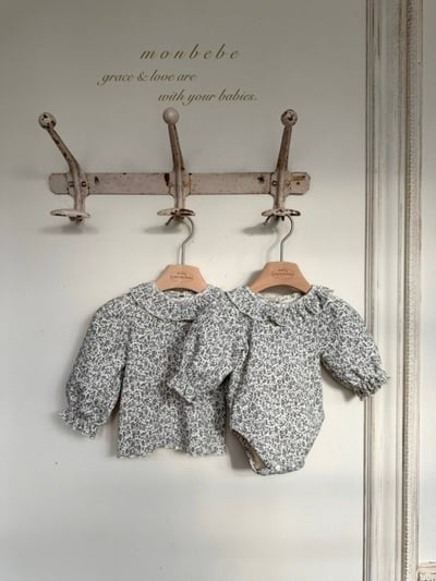 MONBEBE35｜(1y-8y) 荷葉領碎葉上衣8